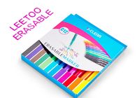 کودکان و نوجوانان طراحی 12 رنگ قلم نشانگر پاک کننده Friction