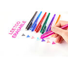 قلم های ژل قابل پاک کردن چند رنگ با پاک کن در بالا