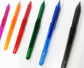 قلم های جوهر قابل پاک شدن 0.5 میلی متر و 0.7 میلی متر با گرفتن لاستیک نرم