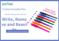 7 رنگ مختلف قلم های اصطکاکی قابل پاک شدن با پاک کن