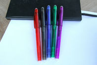 قلم های قابل پاک کردن ژل BSCI 0.5 میلی متر 0.7 میلی متری 20 رنگ اختیاری