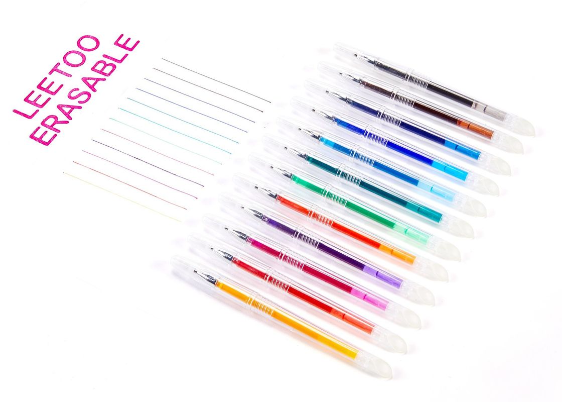 قلم‌های پاک‌کن اصطکاکی جمع‌شونده رنگ روشن، طراحی صاف نوشتاری