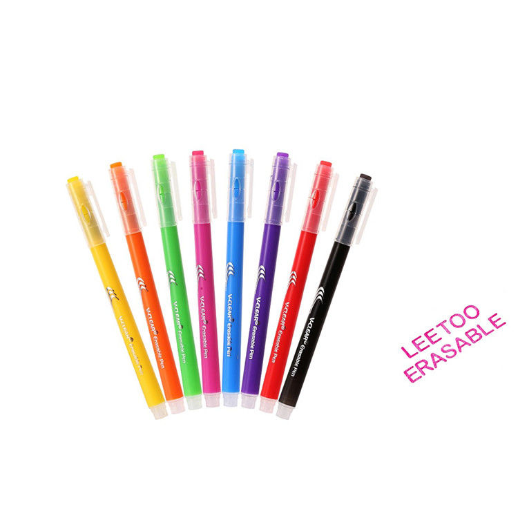 آرم سفارشی نوشتن صاف بدون جوهر Theromo Senstive قلم جوهر قابل پاک سازی با رنگ های متنوع