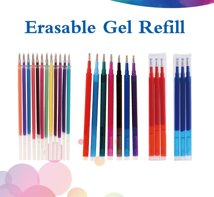 OEM 20 Colors Clicker Friction Erasable Pens Refills